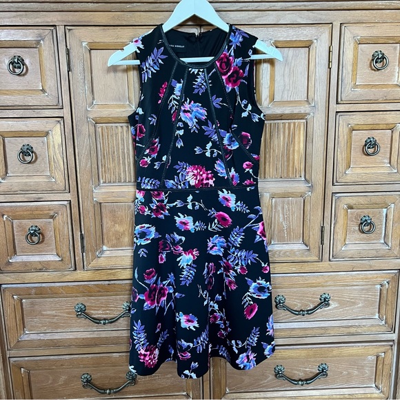 Donna Morgan Sangria Floral Dress - Picture 2 of 8